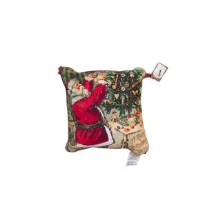NWT John Derian Target 18x18 Santa Pillow Christmas Decor